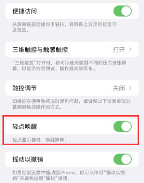 果洛苹果授权维修站分享iPhone轻点无法唤醒怎么办