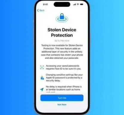 果洛苹果授权维修店分享被盗设备保护功能开启方法