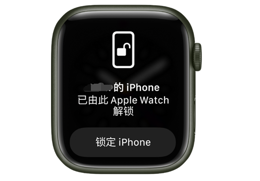 果洛苹果手机维修分享用 AppleWatch 解锁配备面容 ID 的 iPhone方法 