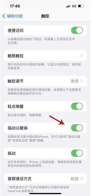 果洛苹果手机维修分享iPhone手机如何设置摇一摇删除文字 